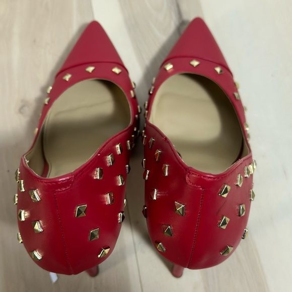 MICHAEL MICHAEL KORS Keke Pointed Pumps  9.5M Leather Slip-on Stiletto Business - Picture 9 of 16